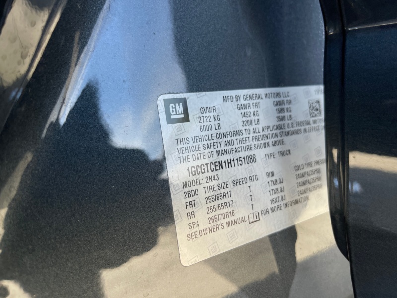 2017 Chevrolet Colorado