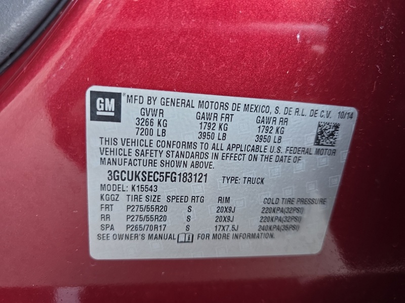 2015 Chevrolet Silverado 1500