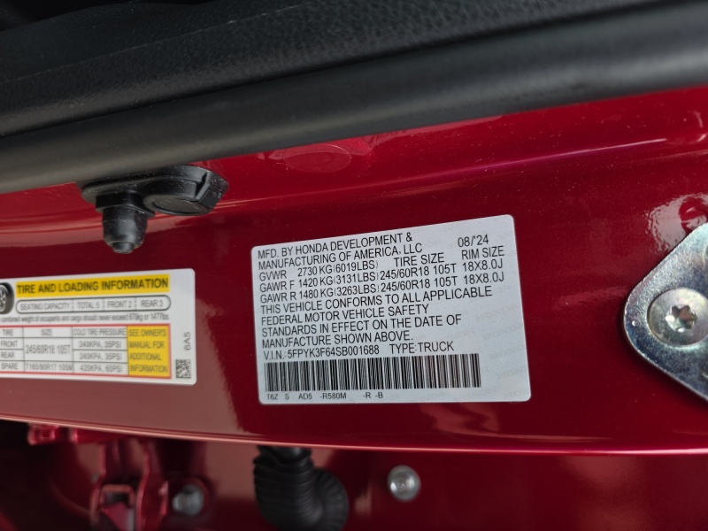 2025 Honda Ridgeline