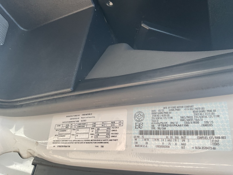 2023 Ford Transit Cargo Van