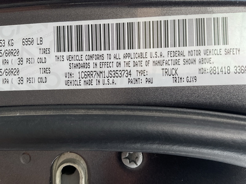 2018 Ram 1500
