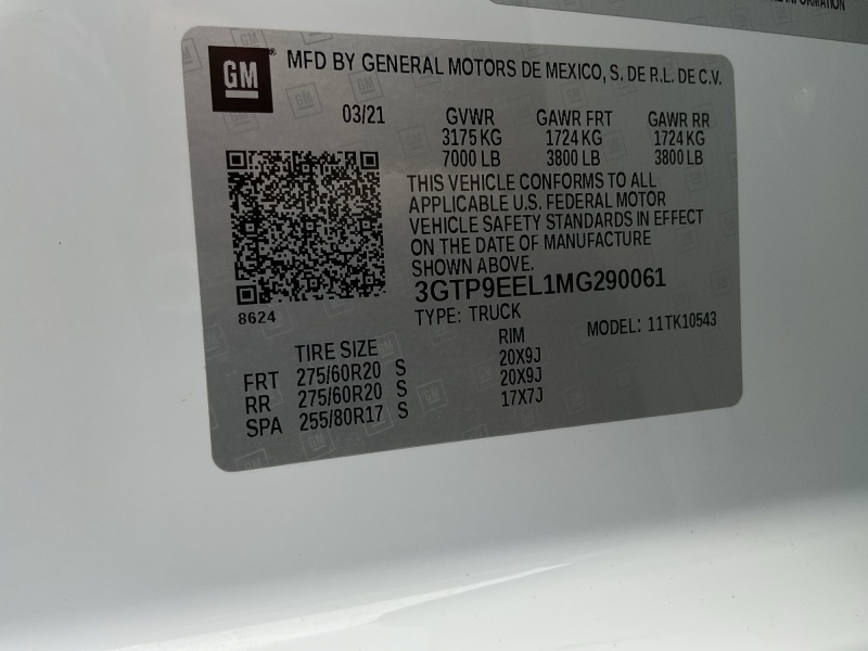 2021 GMC Sierra 1500