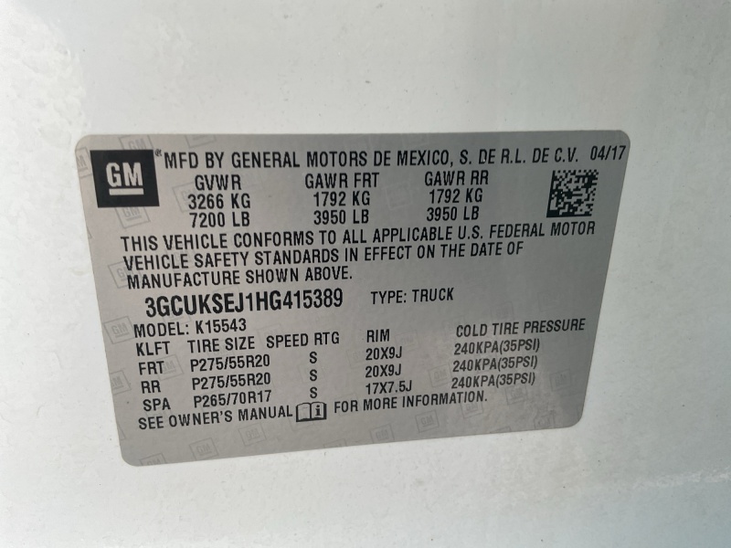 2017 Chevrolet Silverado 1500