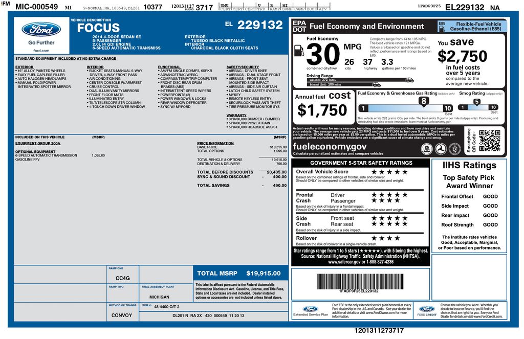 2014 Ford Focus