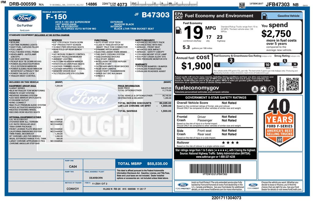 2018 Ford F-150