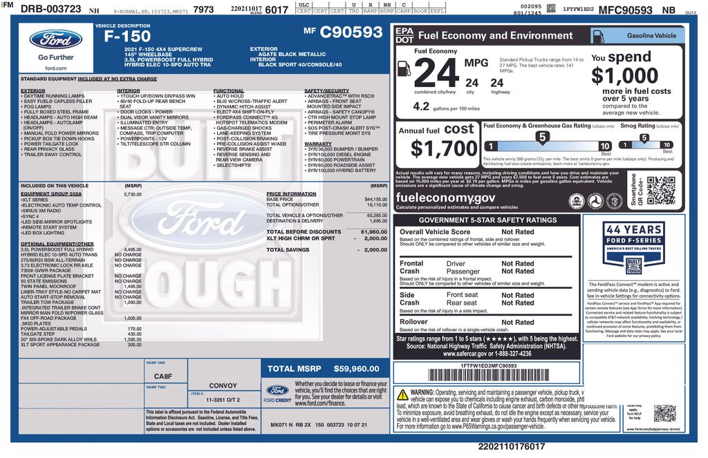 2021 Ford F-150