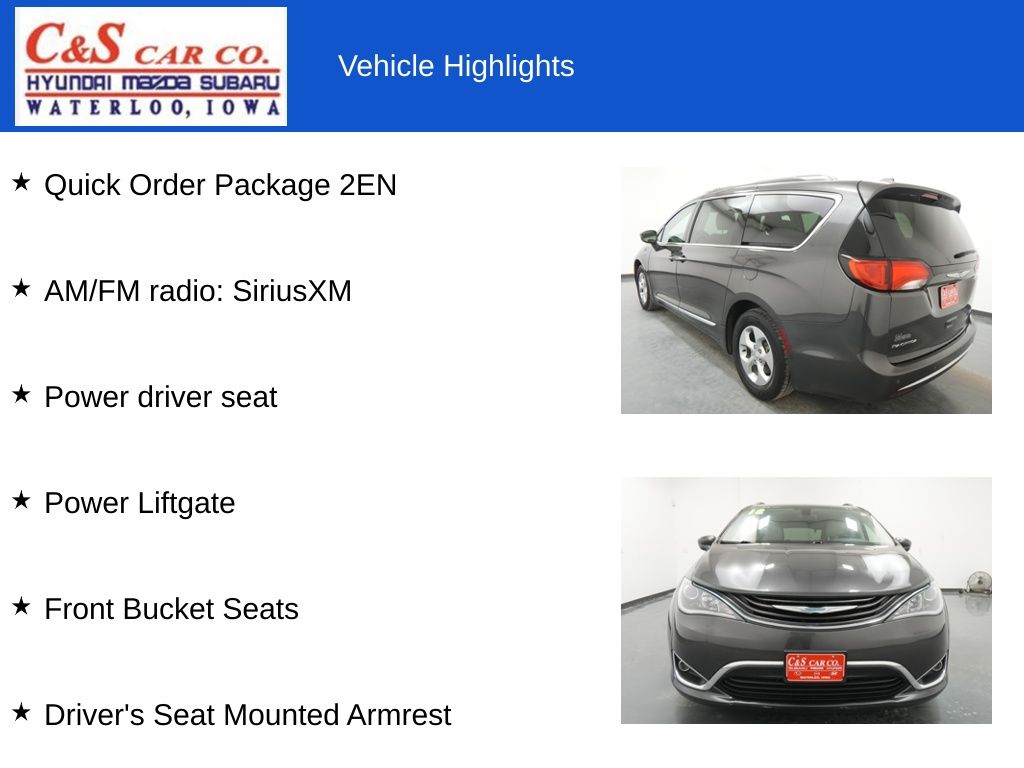 2018 Chrysler Pacifica Hybrid