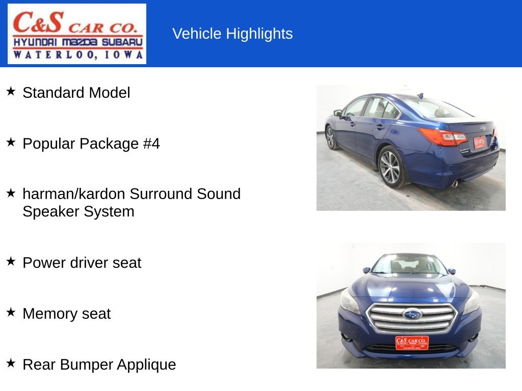 2016 Subaru Legacy