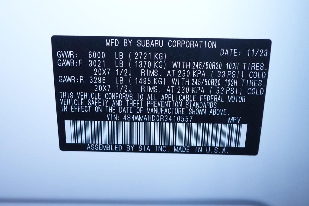 2024 Subaru Ascent