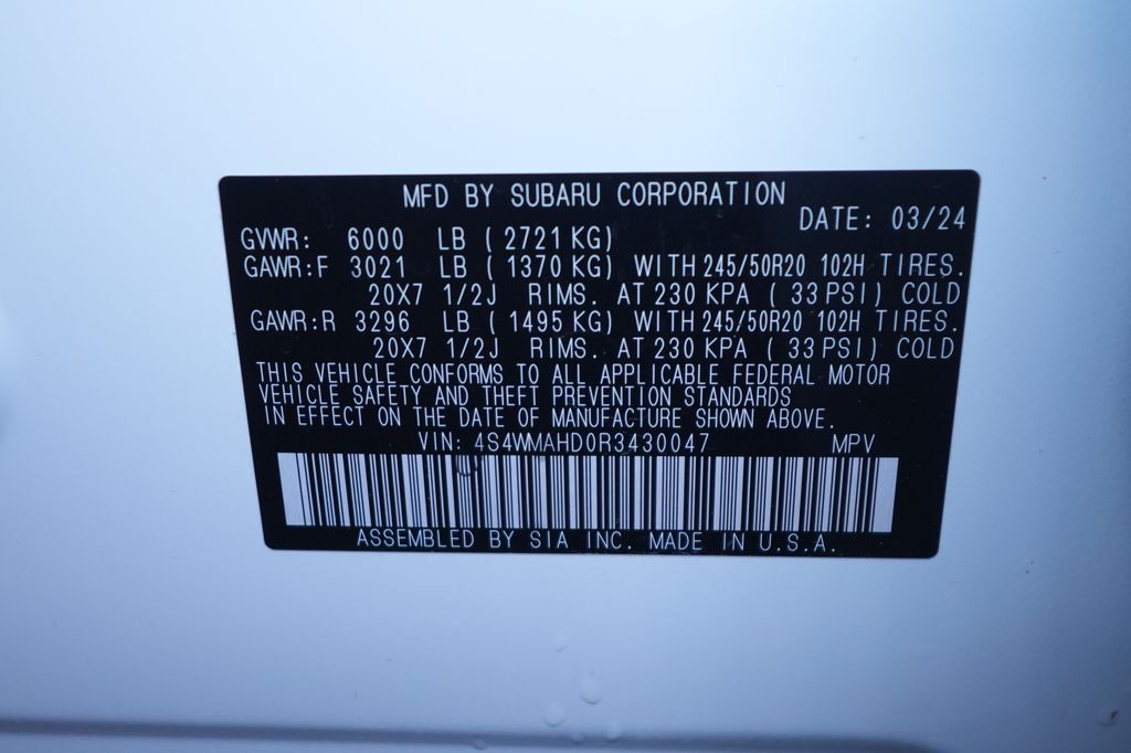 2024 Subaru Ascent
