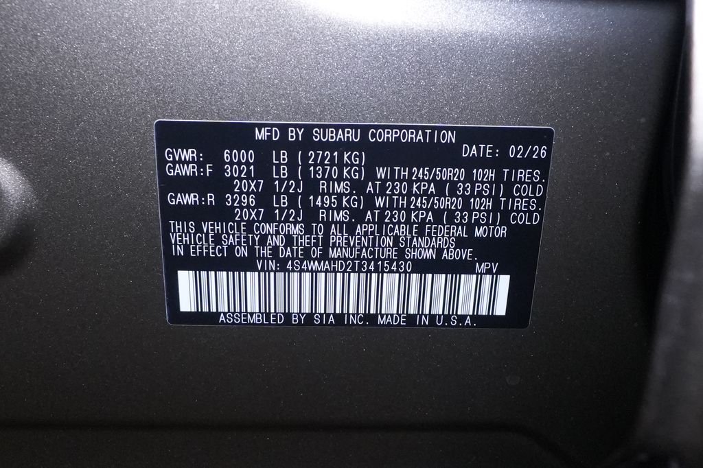 2026 Subaru Ascent