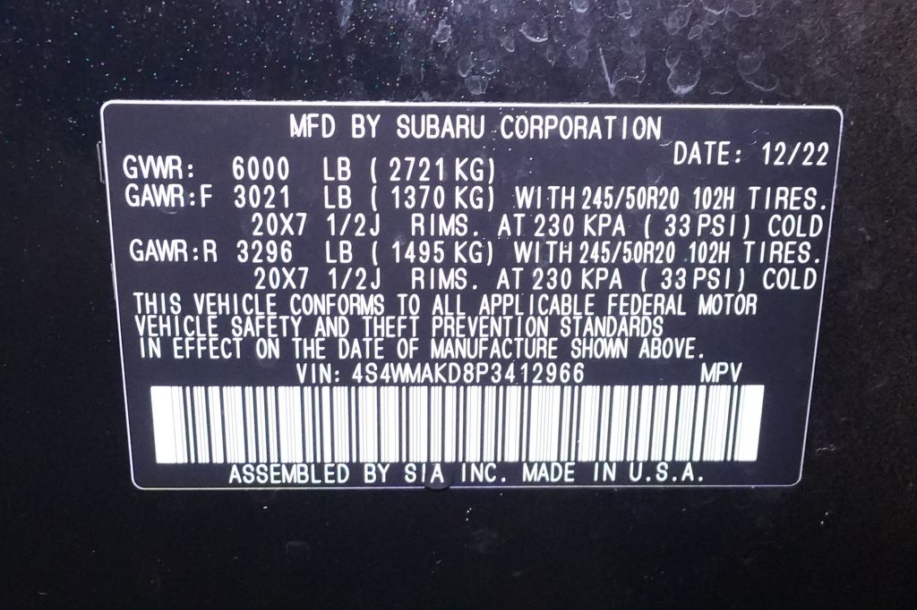 2023 Subaru Ascent