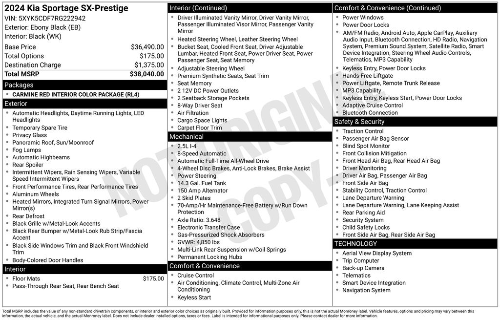 2024 Kia Sportage