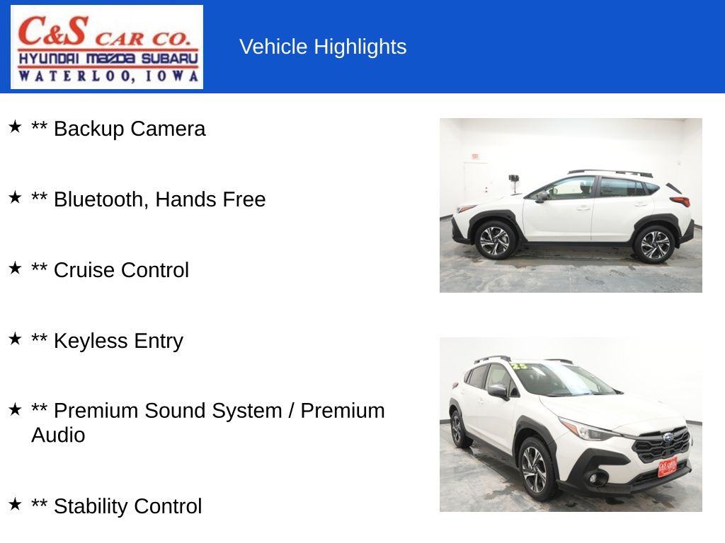 2025 Subaru Crosstrek