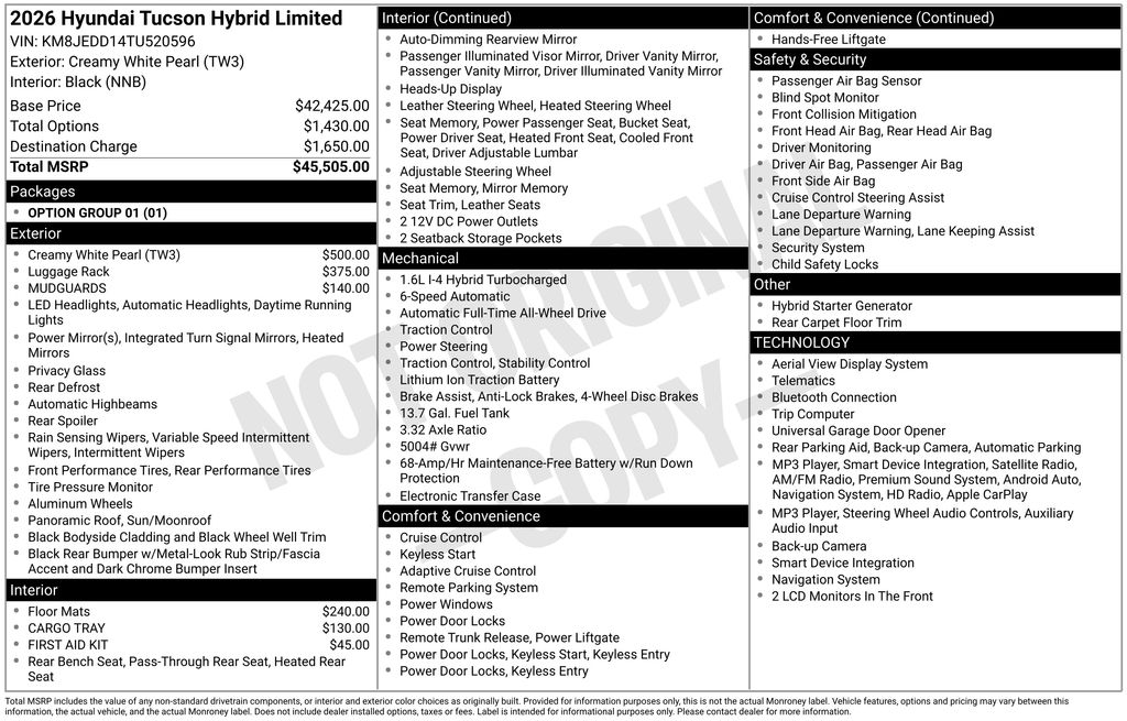 2026 Hyundai Tucson Hybrid