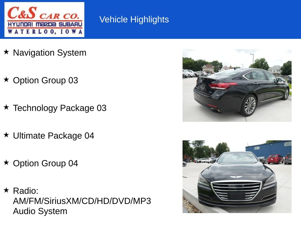 2015 Hyundai Genesis