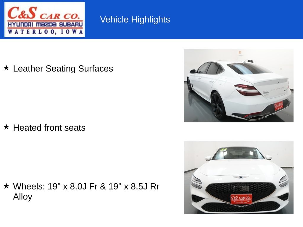 2023 Genesis G70