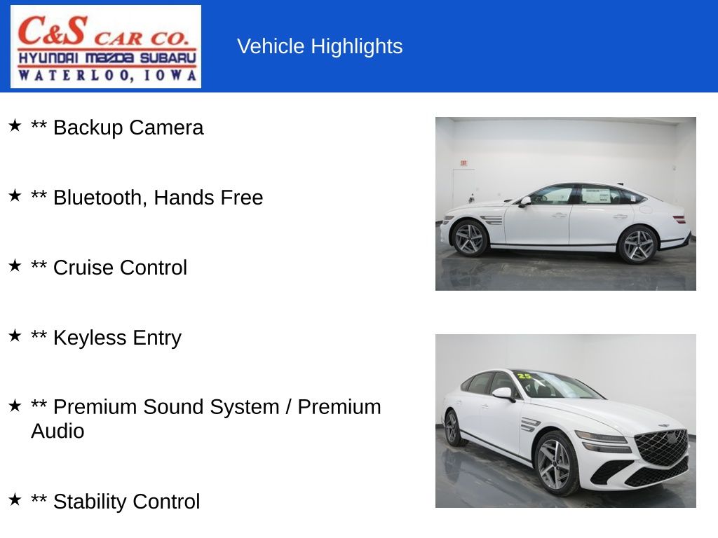 2025 Genesis G80