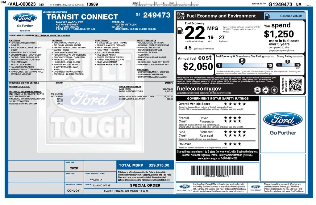 2016 Ford Transit Connect