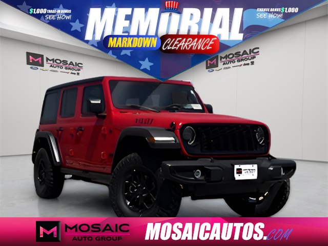 New 2025 Jeep Wrangler Willys SUVs