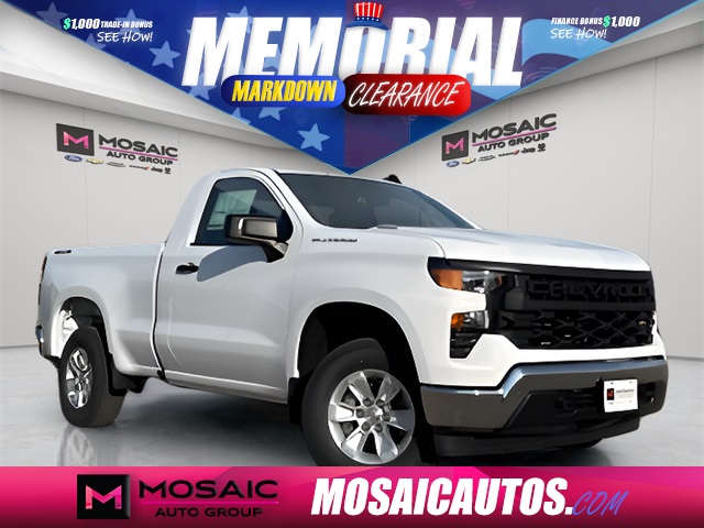 New 2025 Chevrolet Silverado 1500 WT Trucks