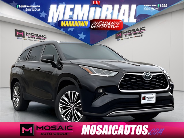 Used 2024 Toyota Highlander Hybrid Platinum SUVs